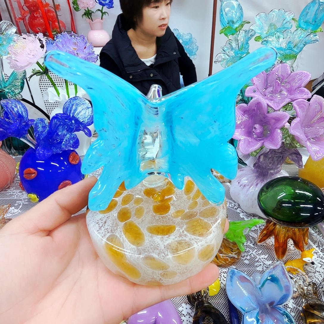 开播福利不退不退琉璃花瓶花器艺术品