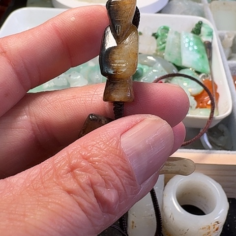 和田玉（糖玉）手链未镶嵌老*奉