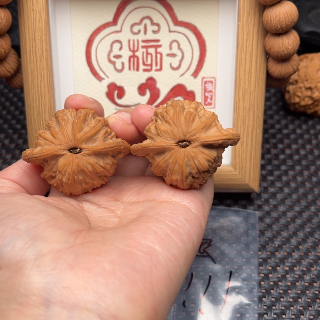 吊坠文玩核桃不**心崔凯