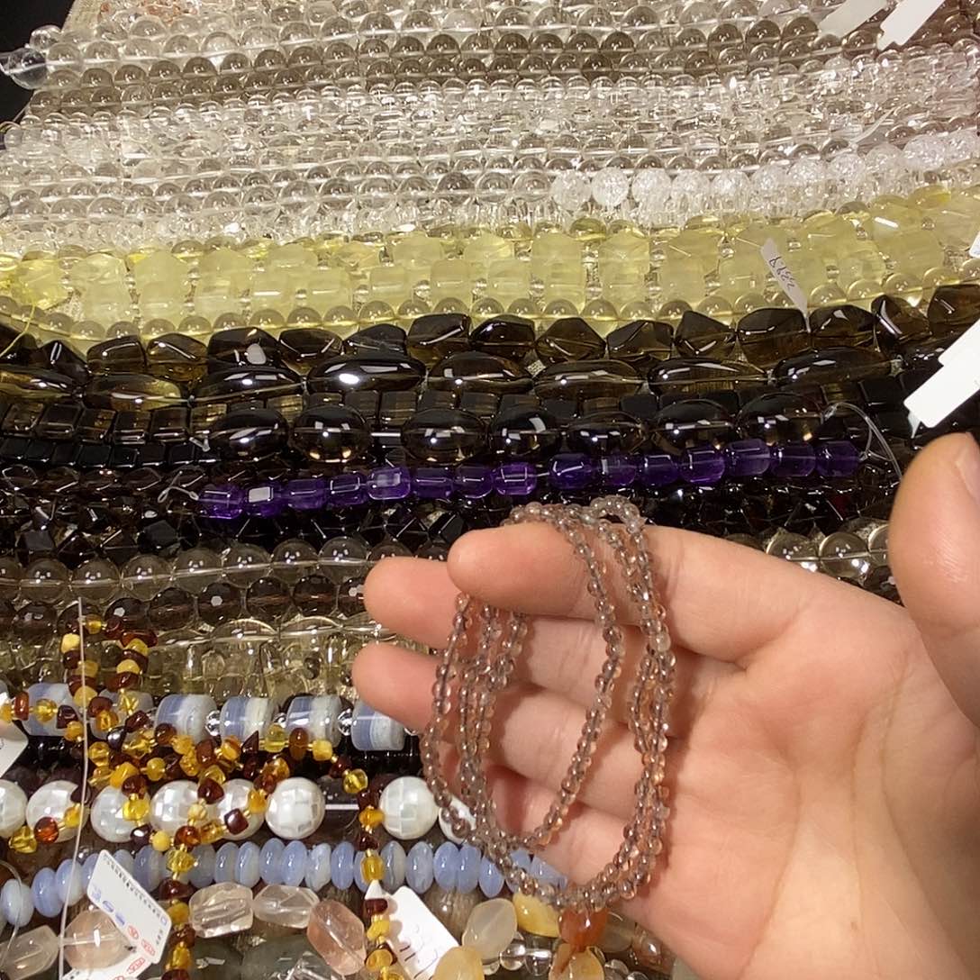 玛瑙/玉髓合金手链黑金超三圈