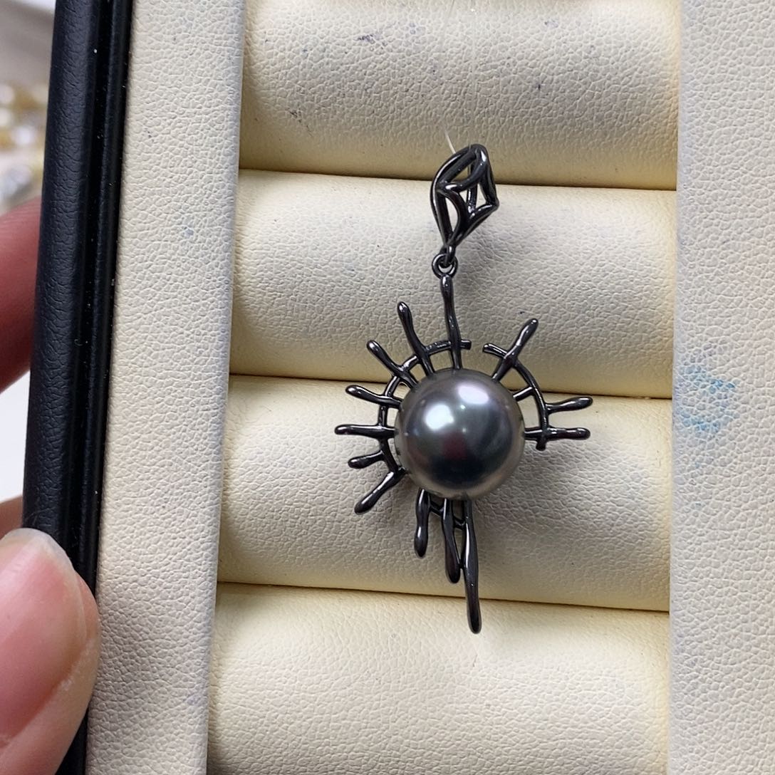 海水珍珠颈饰银S925镶嵌