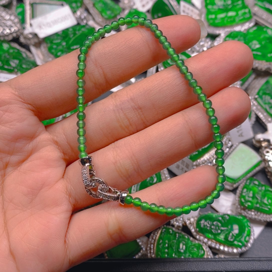 翡翠手链未镶嵌88888888888