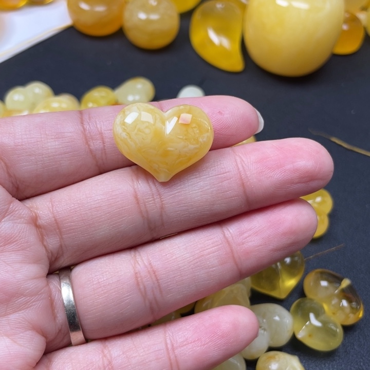 琥珀未镶嵌裸石蜜蜡微瑕漏不退换