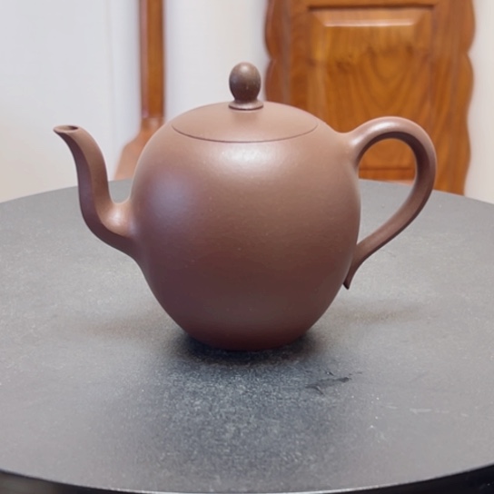 紫砂茶壶黄龙山原矿底槽清半手工瑕（200 cc丿