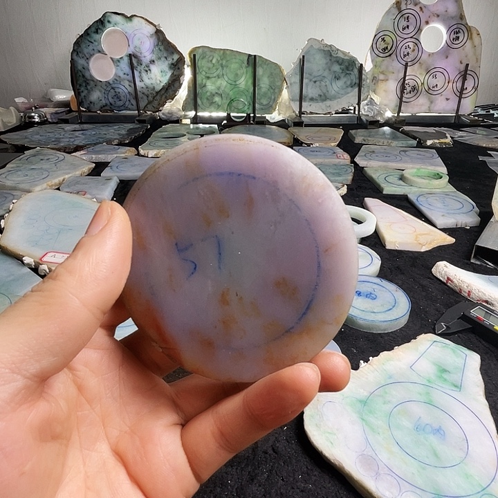 *****定制翡翠未镶嵌手镯