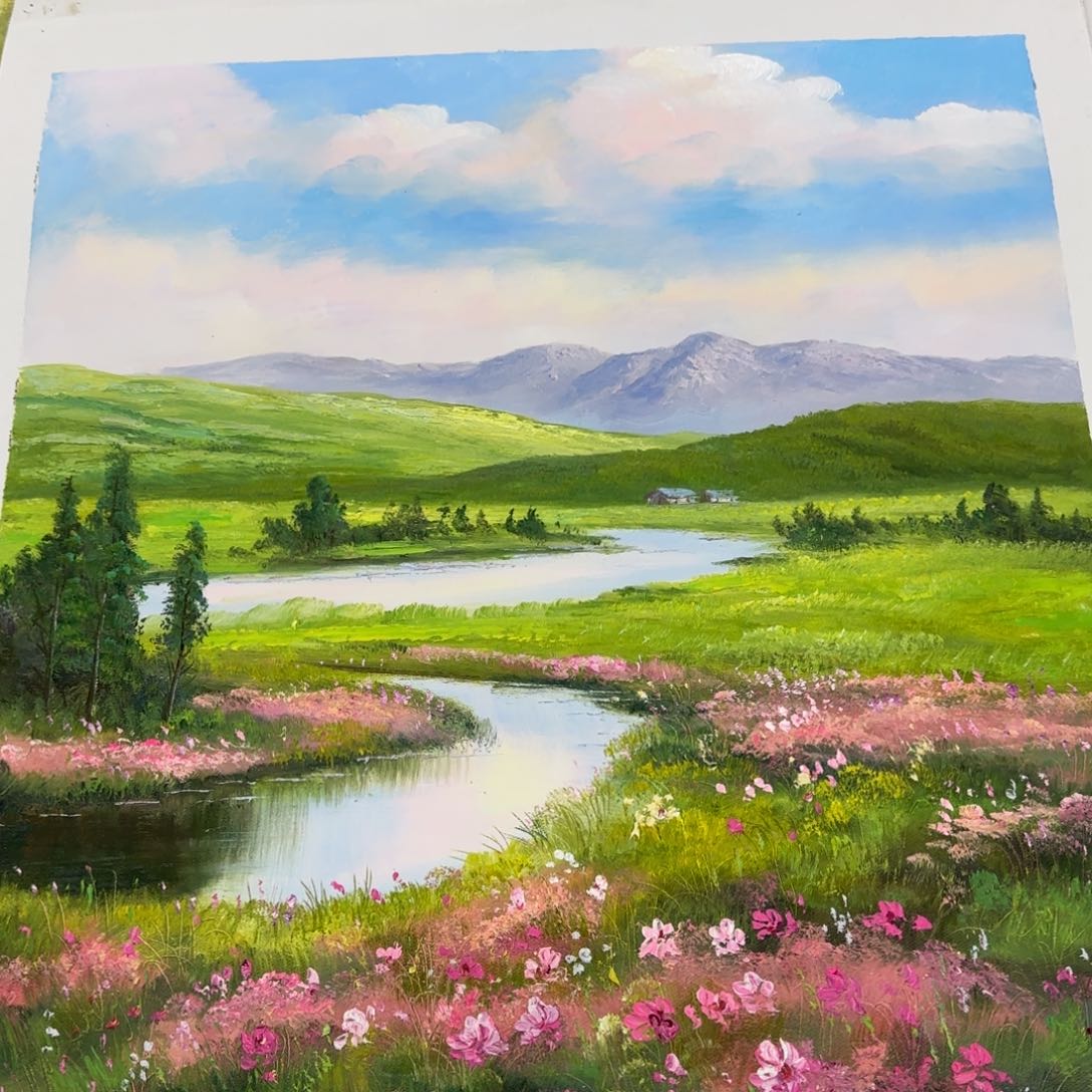 油画我是一个人的人生