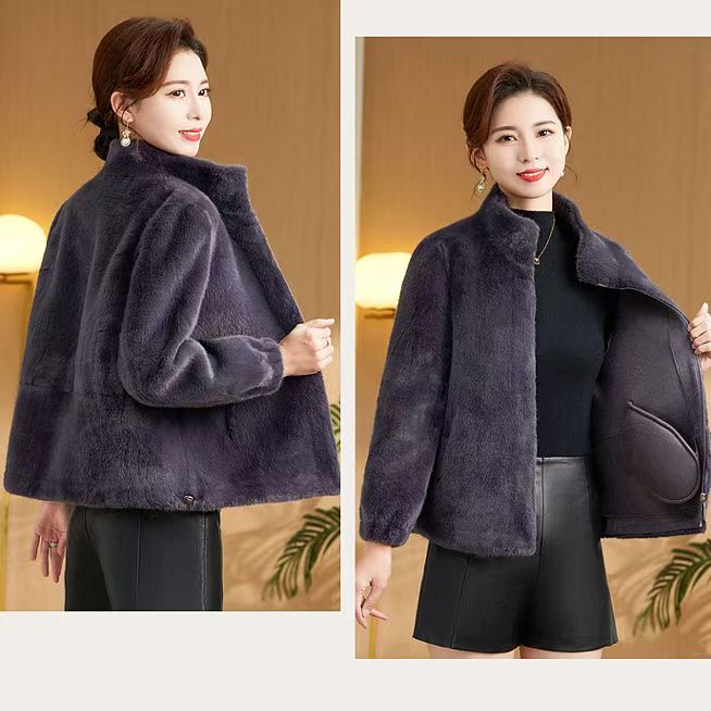 [笑笑专属]爆款推荐女士貂绒外套气质轻奢加厚保暖显瘦遮肉626