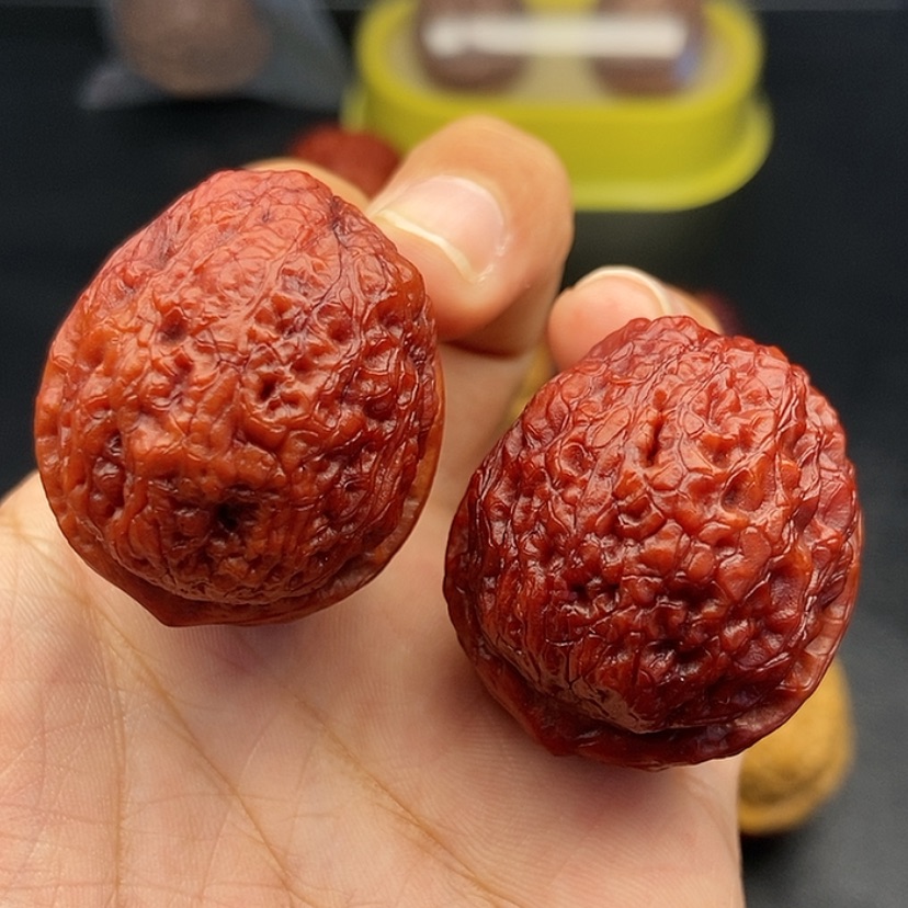 【闪购商品】把件文玩核桃38尺鱼子元宝