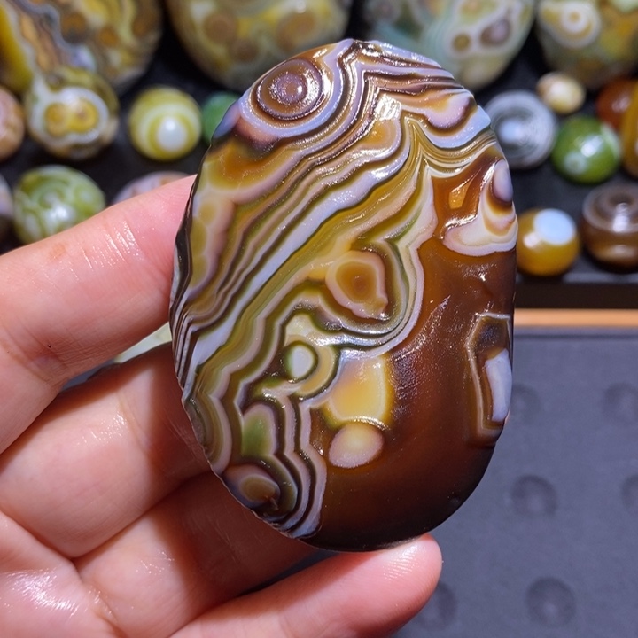 未镶嵌玛瑙/玉髓珠宝半成品6