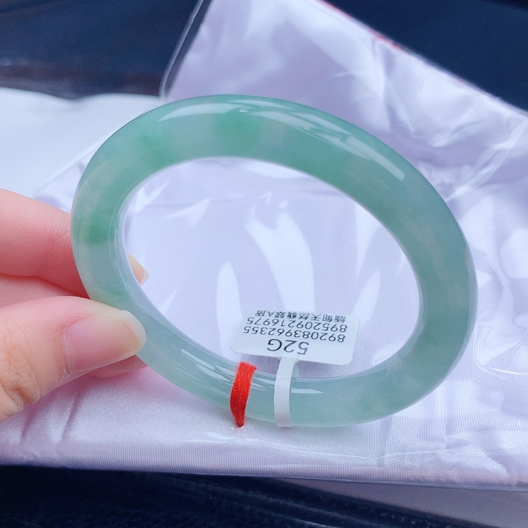 翡翠未镶嵌手镯缅甸天然翡翠a货手镯