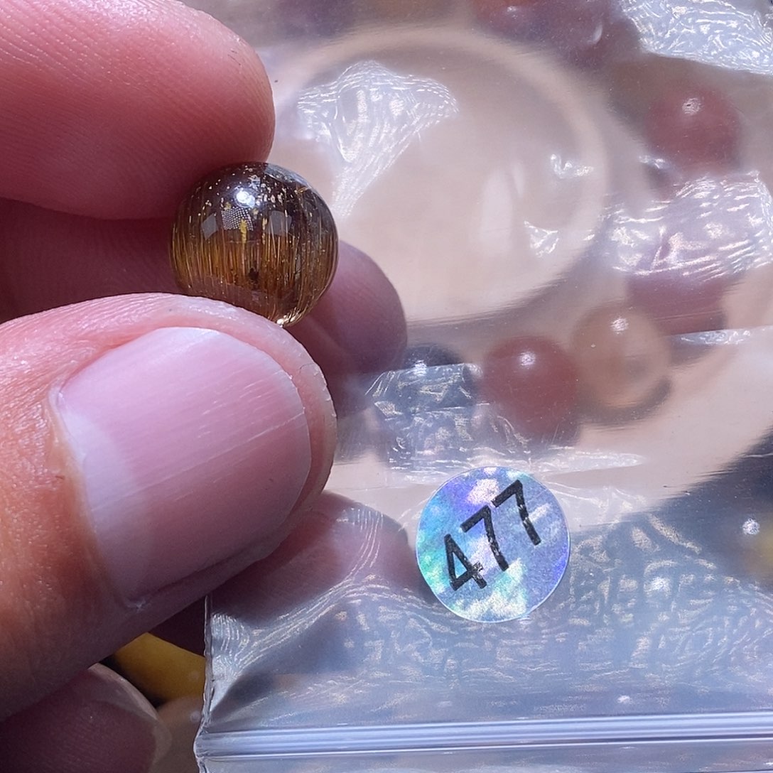 当***白发晶手链未镶嵌天然水晶