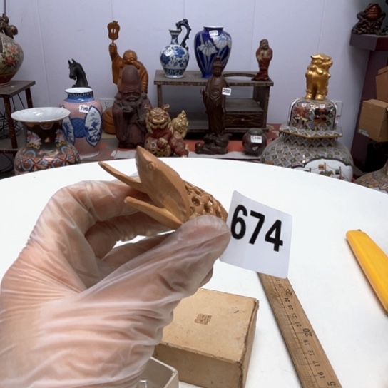 瓷片摆件工艺品瓷器摆件777 