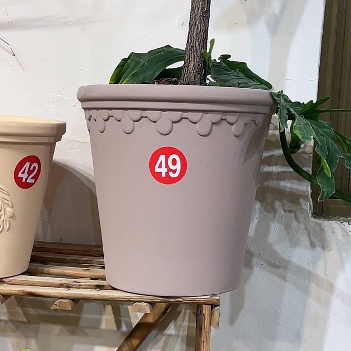 红陶30×29花盆一个