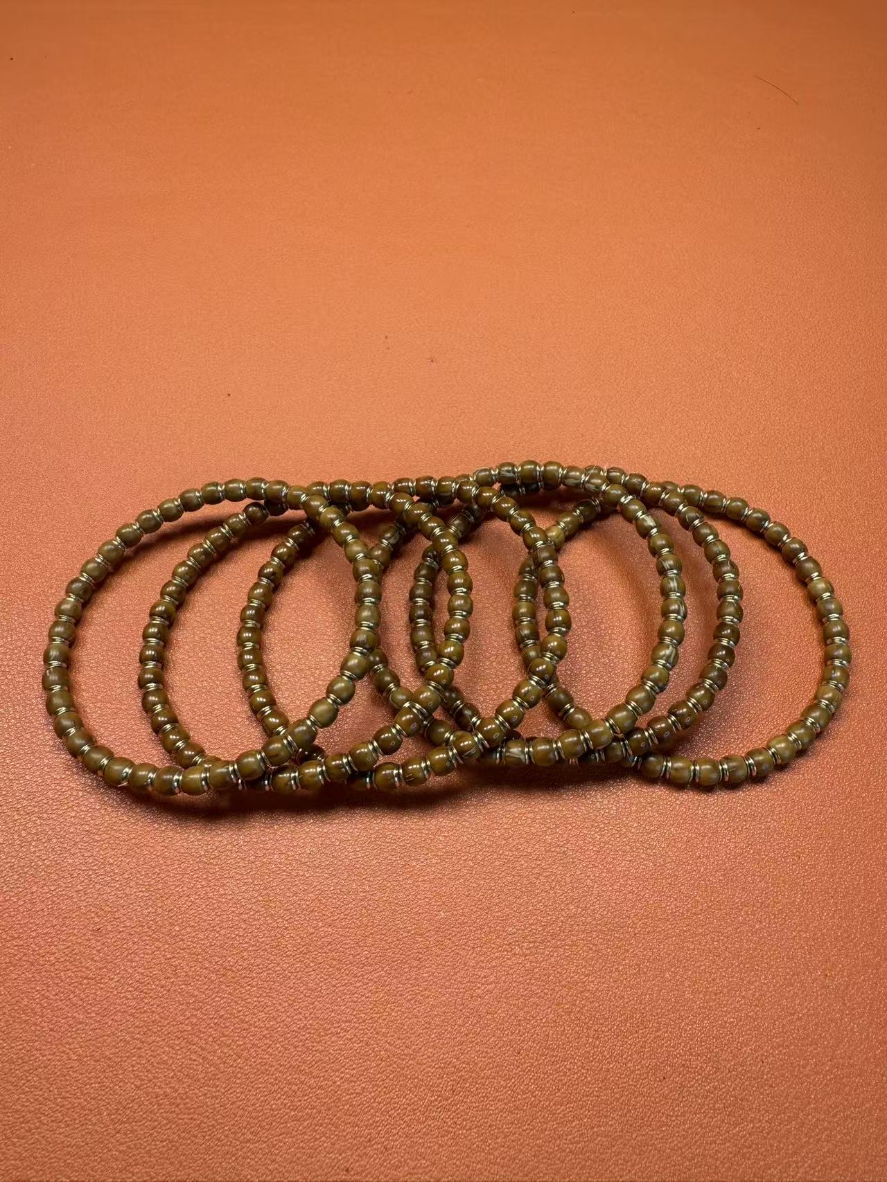 紫金鼠金盾尺寸(5+)手串单圈