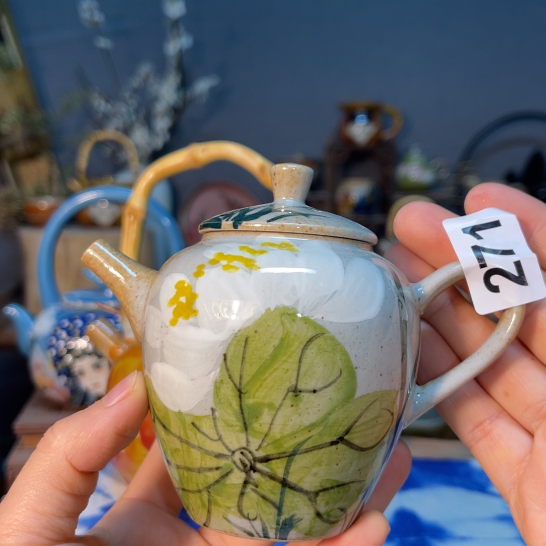 杯素浅陶瓷手工手绘