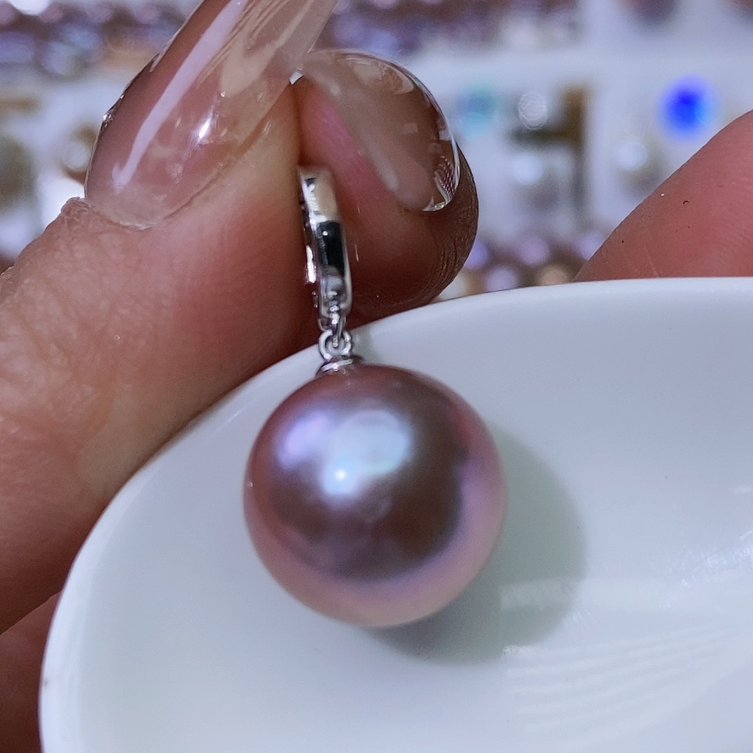 淡水珍珠颈饰银S925镶嵌