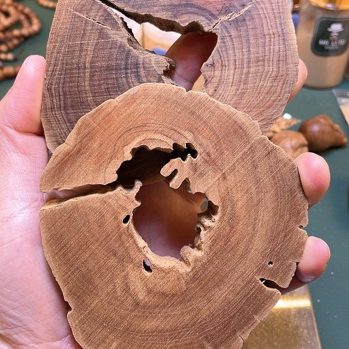 檀香木其他太****了老山檀香片片料玫瑰大炮