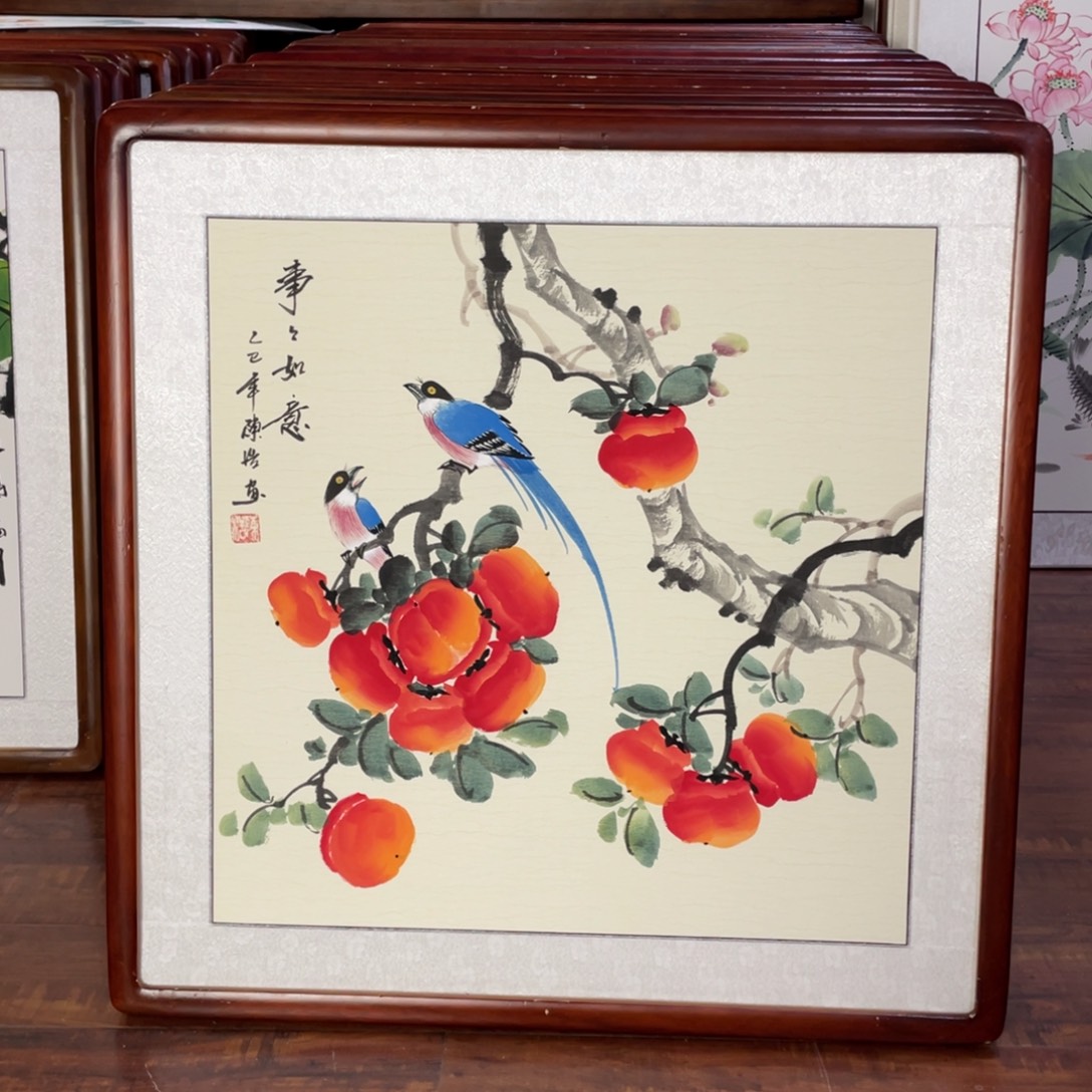 国画带框尺寸63*63厘米