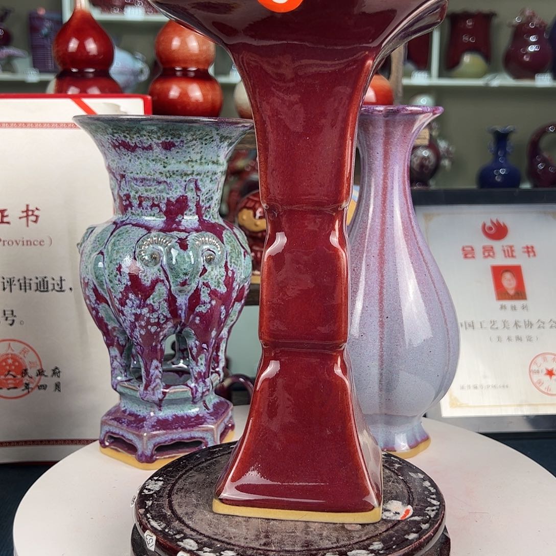 摆件郑家钧窑摆件