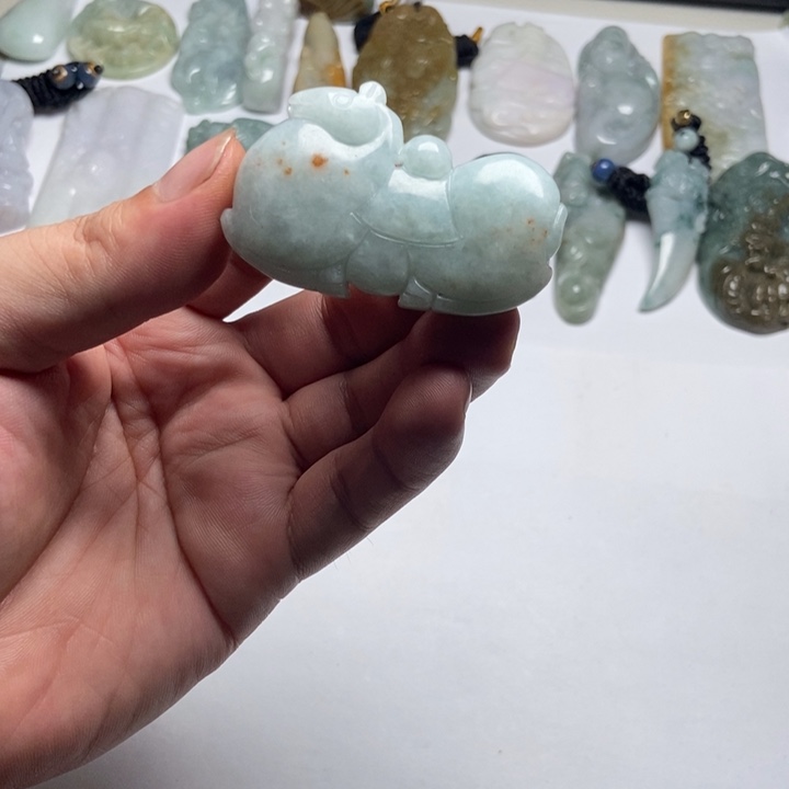 颈饰未镶嵌翡翠唐马25