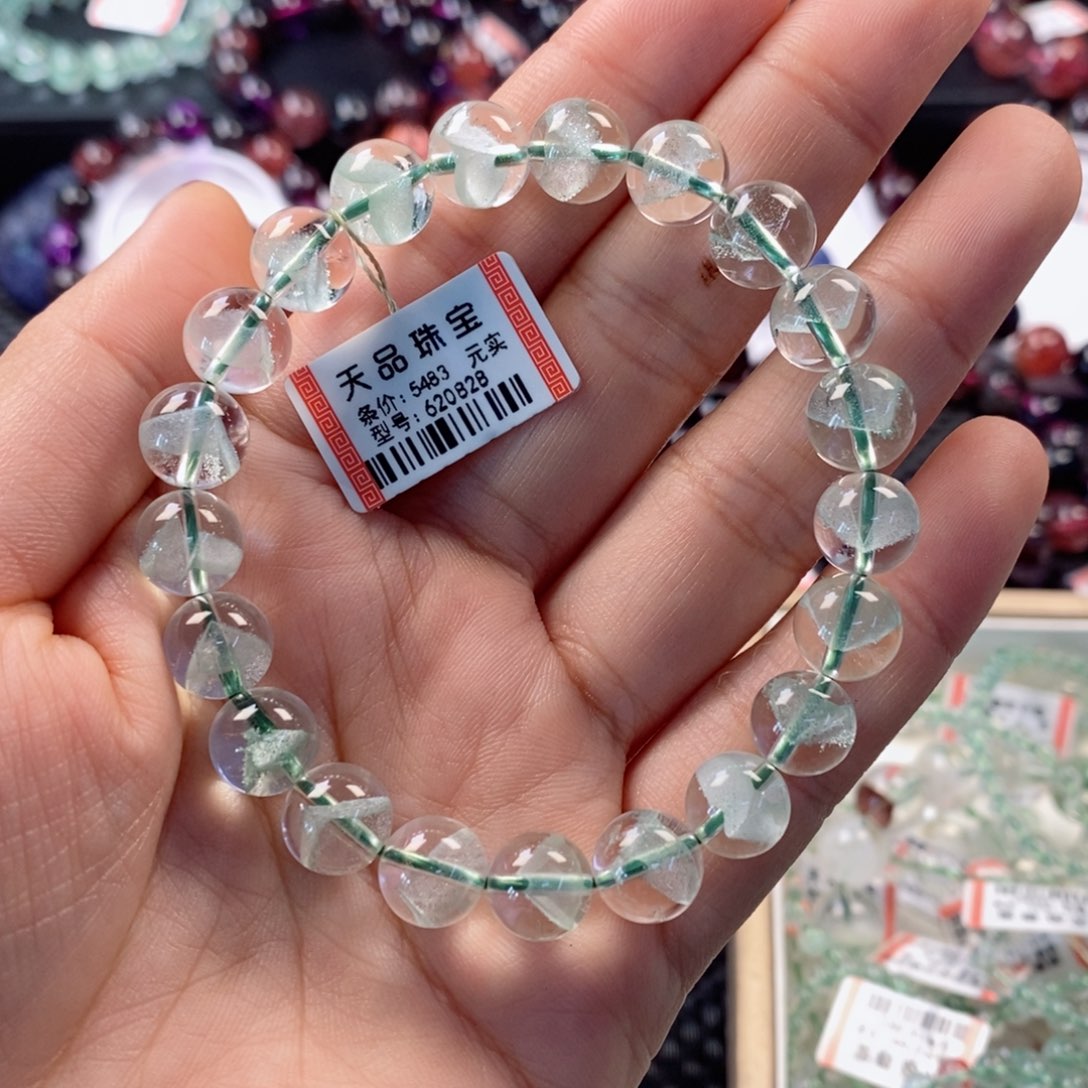 水晶手链：620828未镶嵌半**酪