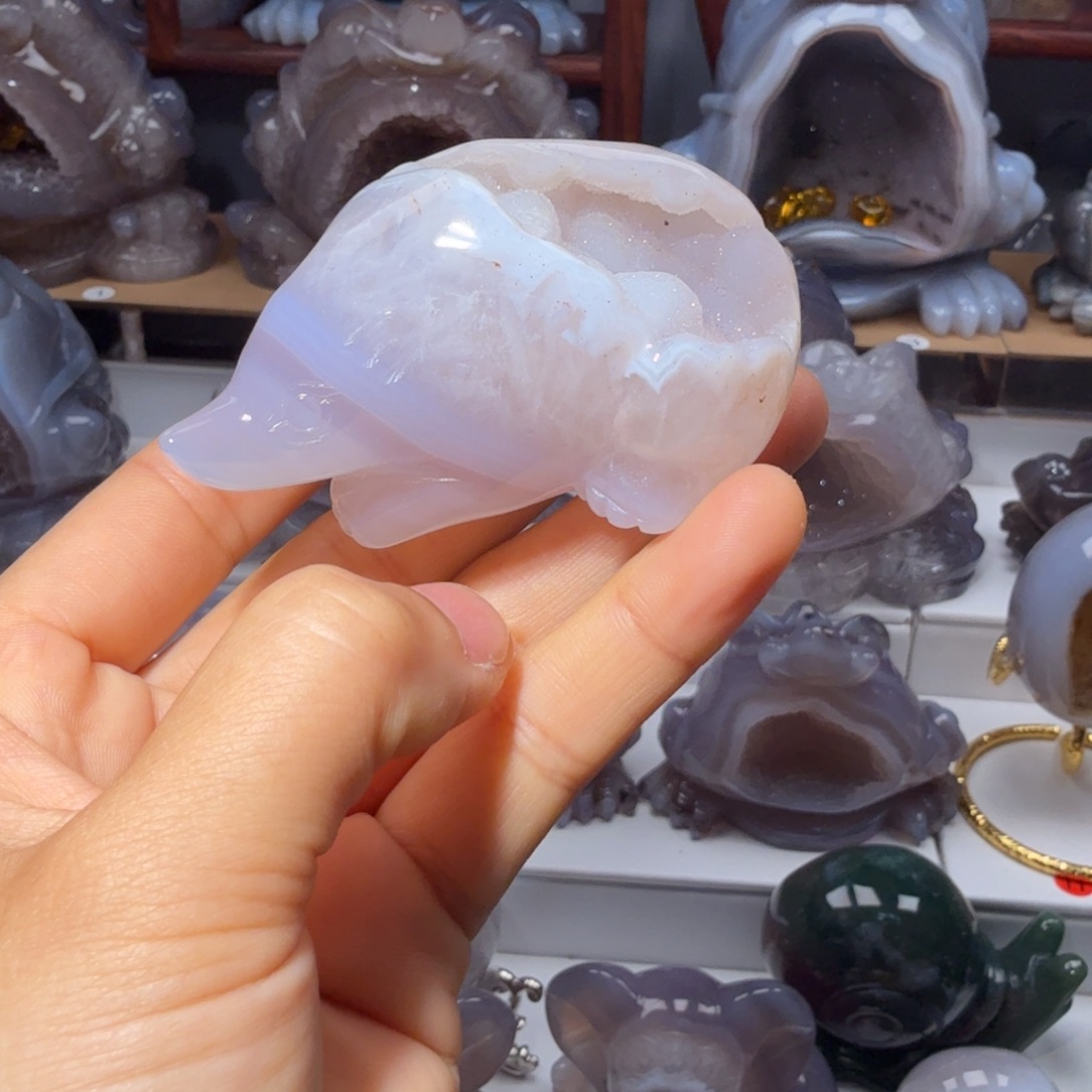 玛瑙/玉髓未镶嵌摆件