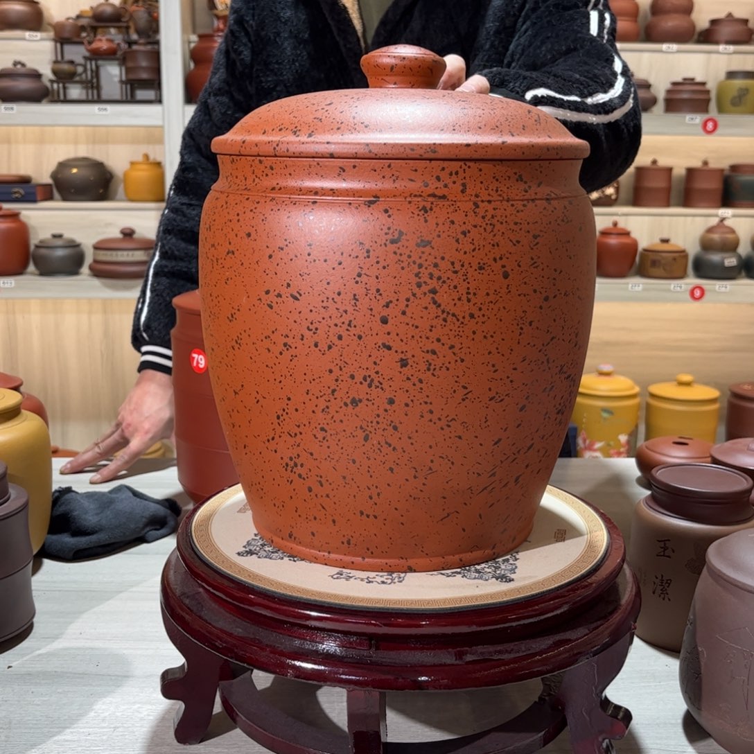 紫砂茶叶罐10 饼茶叶罐