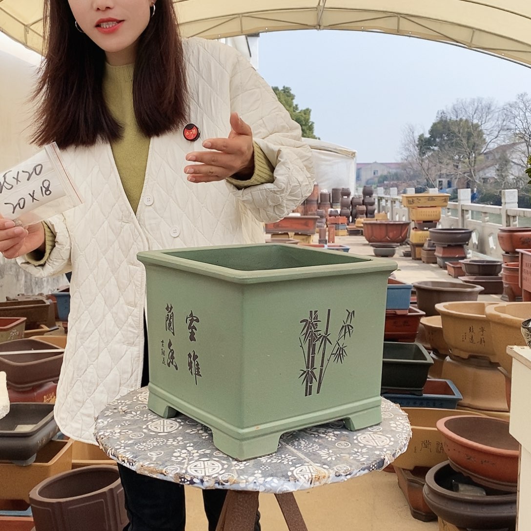 紫砂花盆紫砂花盆