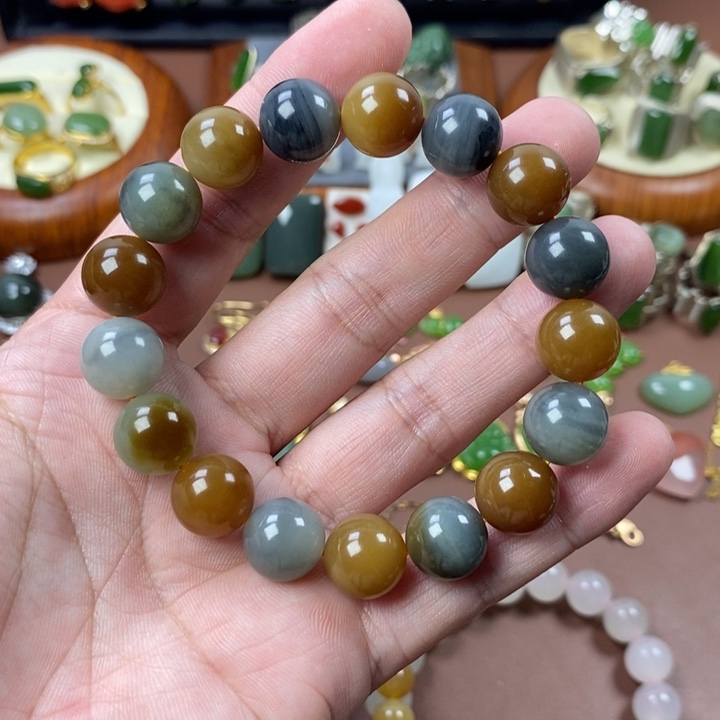 和田玉未镶嵌手串