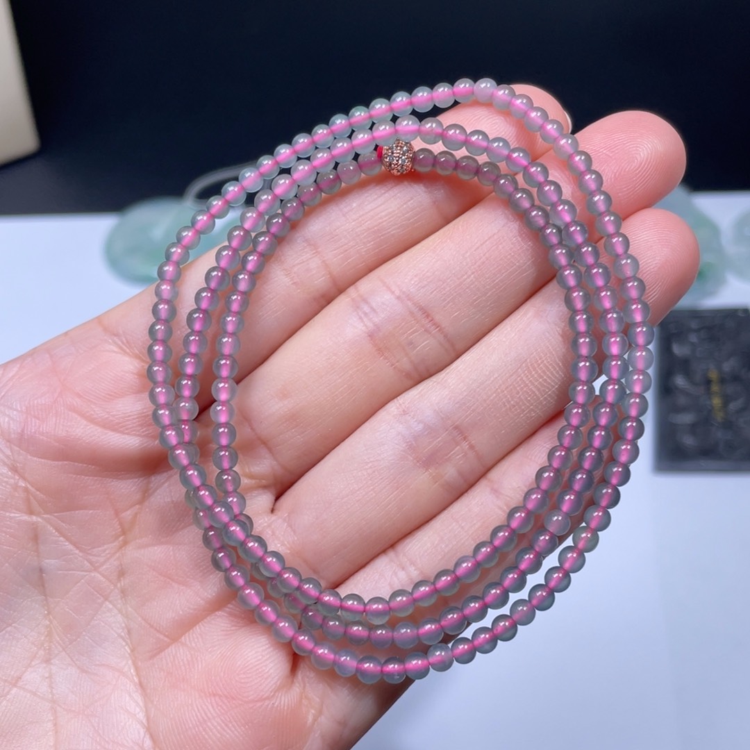 翡翠手链未镶嵌手串
