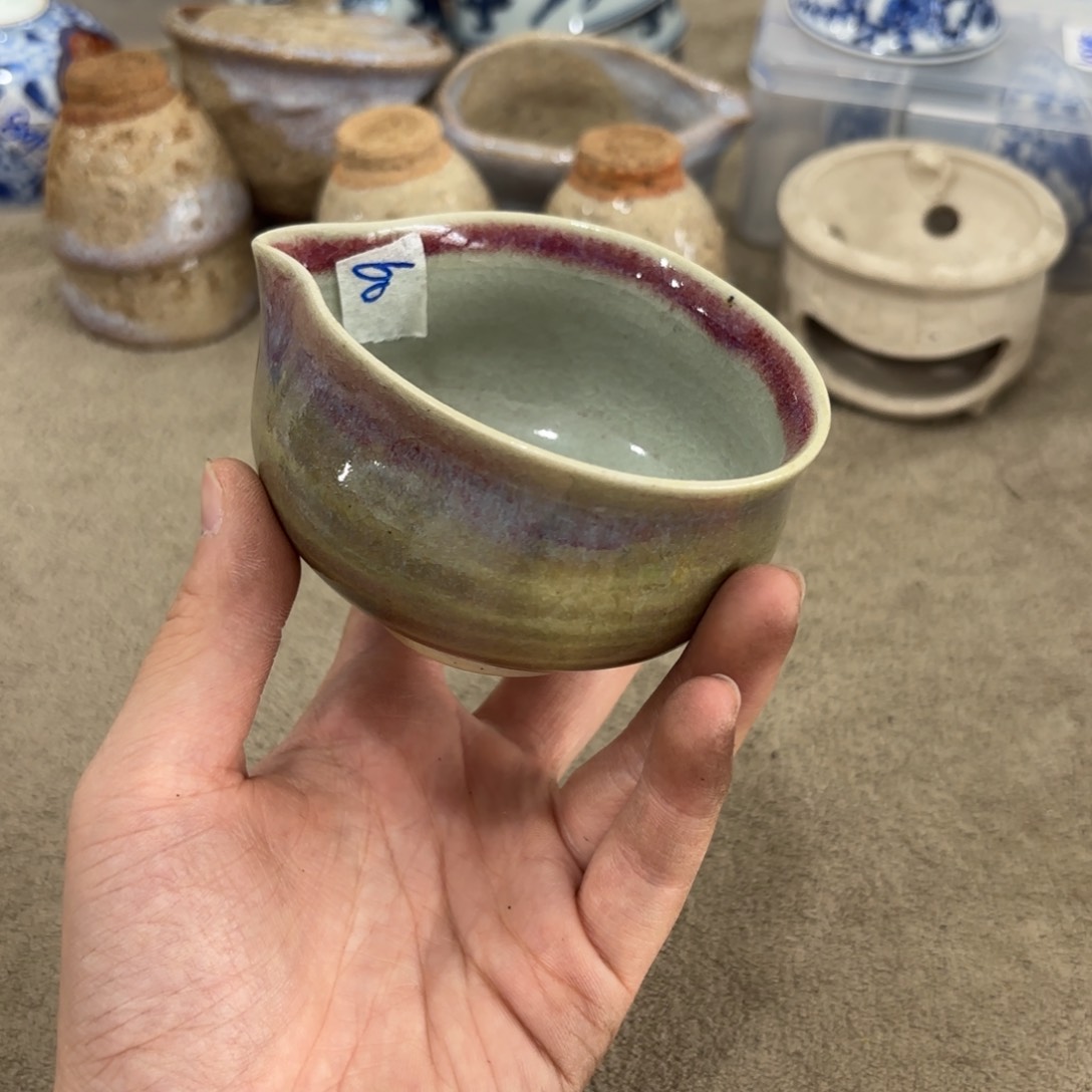 瓷片非常好看的花瓶 