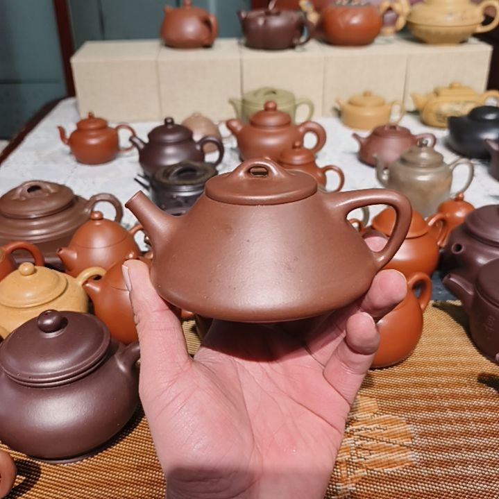 紫砂茶壶叶**好石瓢了兄弟姐妹几个