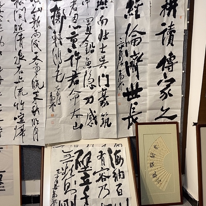 霞***胧书法郑虎林中堂一幅