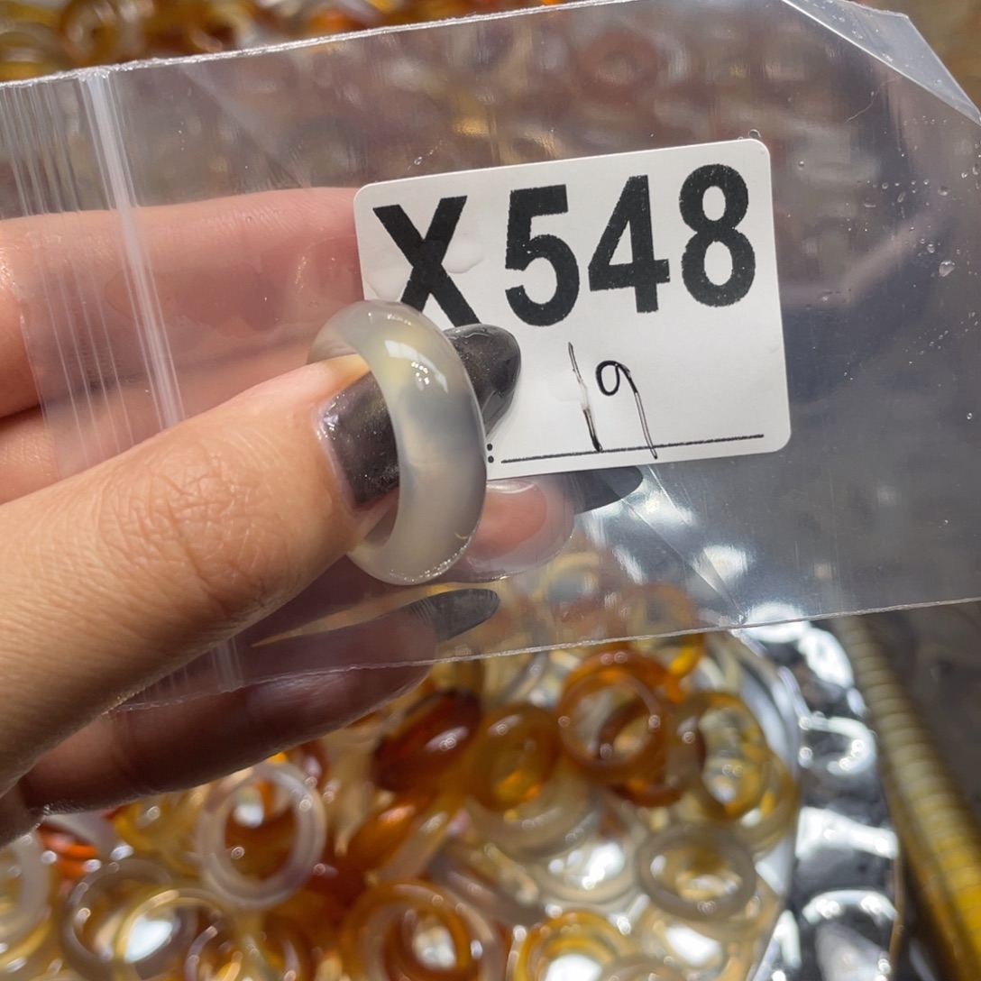 玛瑙/玉髓未镶嵌戒指548