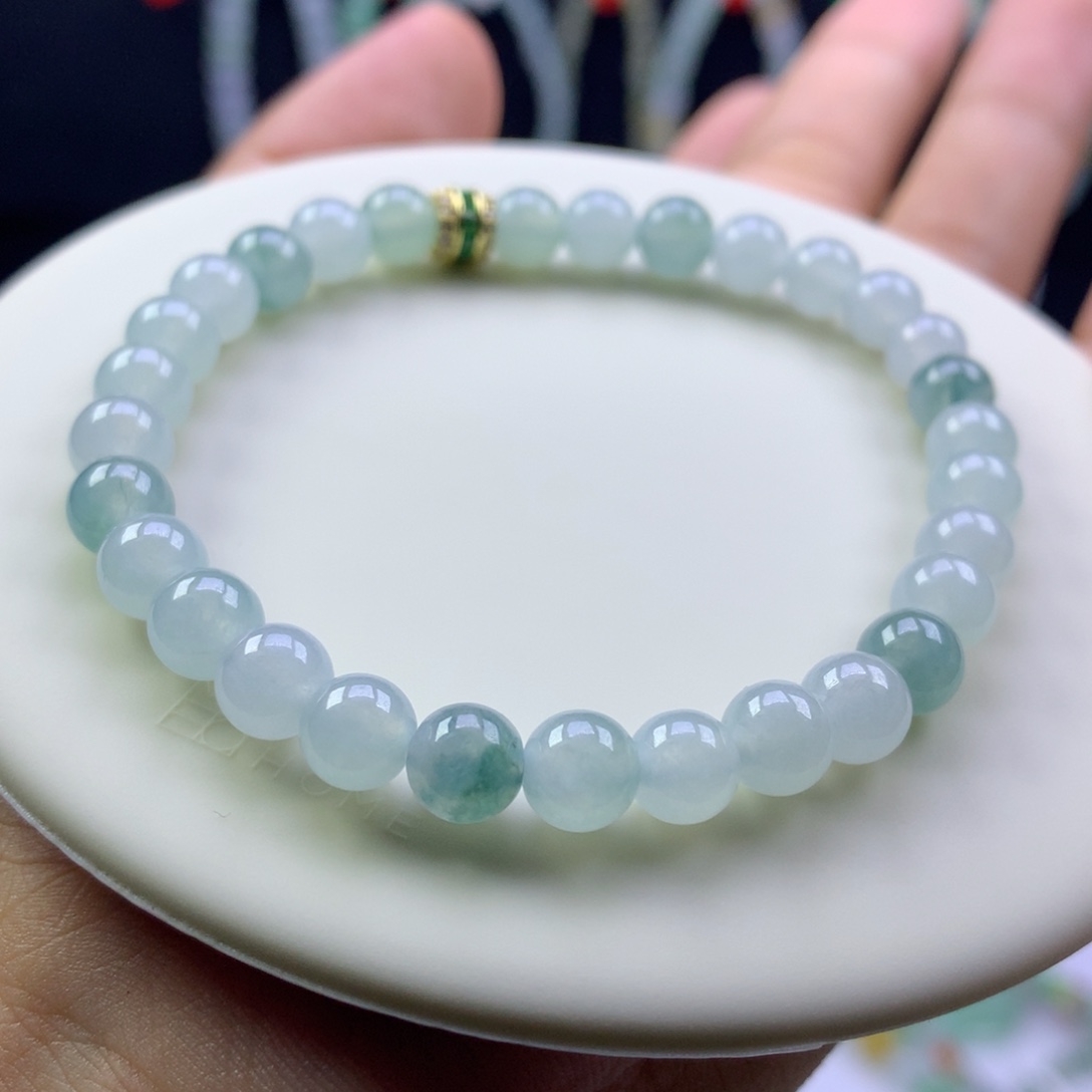 未镶嵌手串翡翠卡6