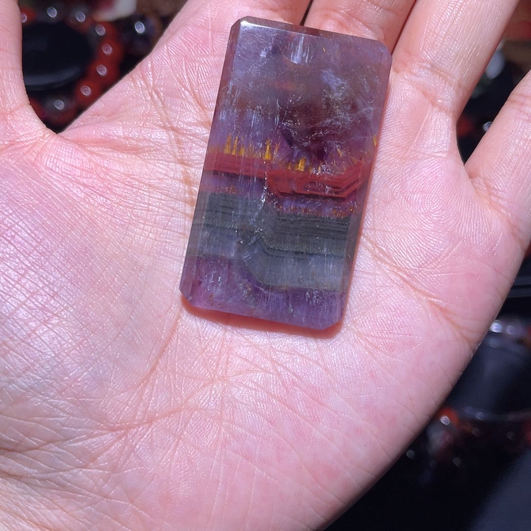 水晶极光无事牌未镶嵌极光无事牌