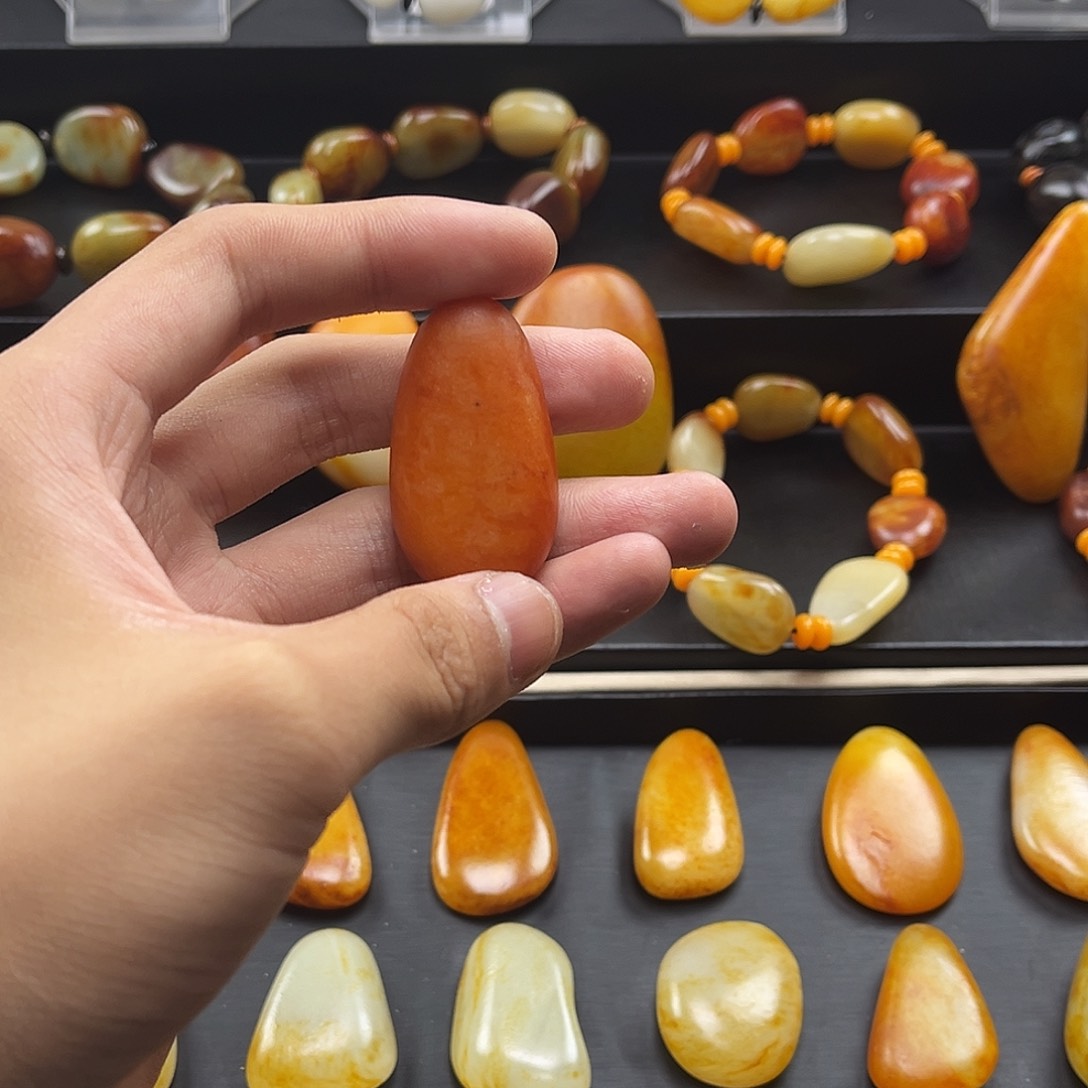 和田玉未镶嵌套链用****9