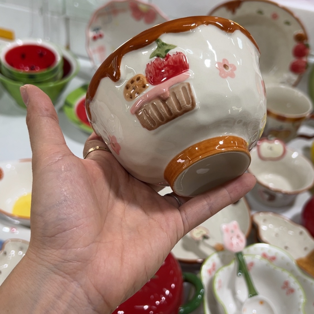 摆件高端陶瓷釉下彩正品！