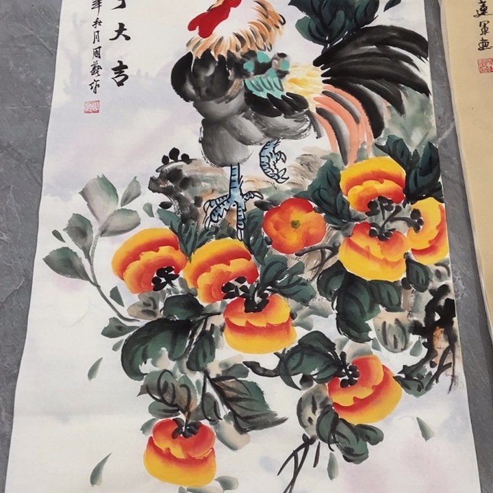 枕书斋画廊的直播间