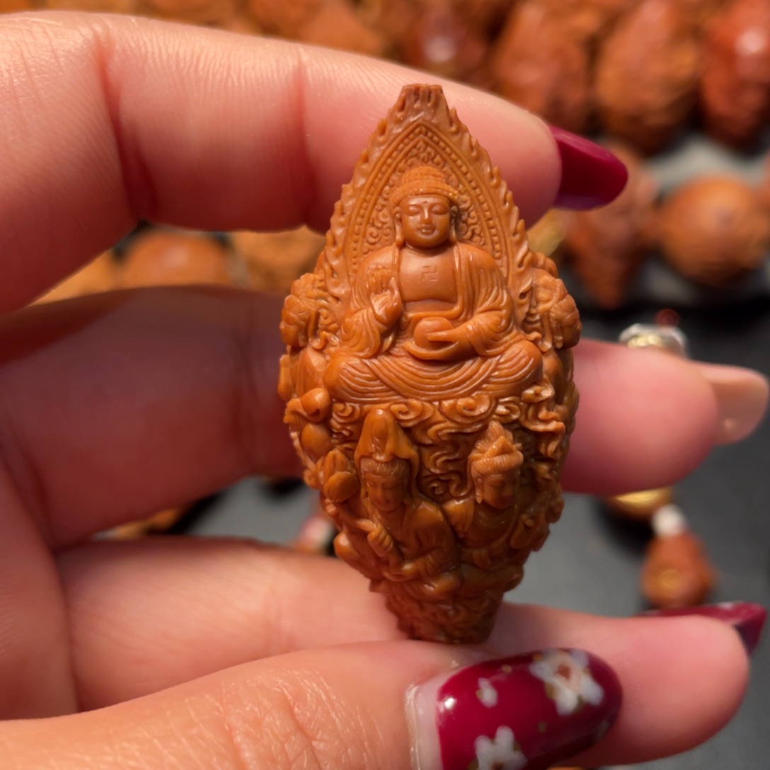 【闪购商品】手串/手链橄榄核万佛十一人