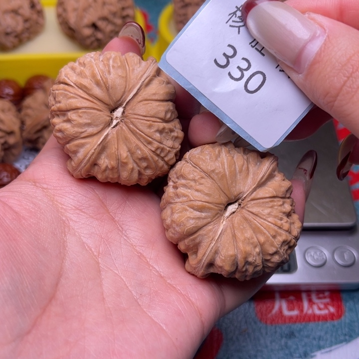 文玩核桃把件南瓜墩43.330