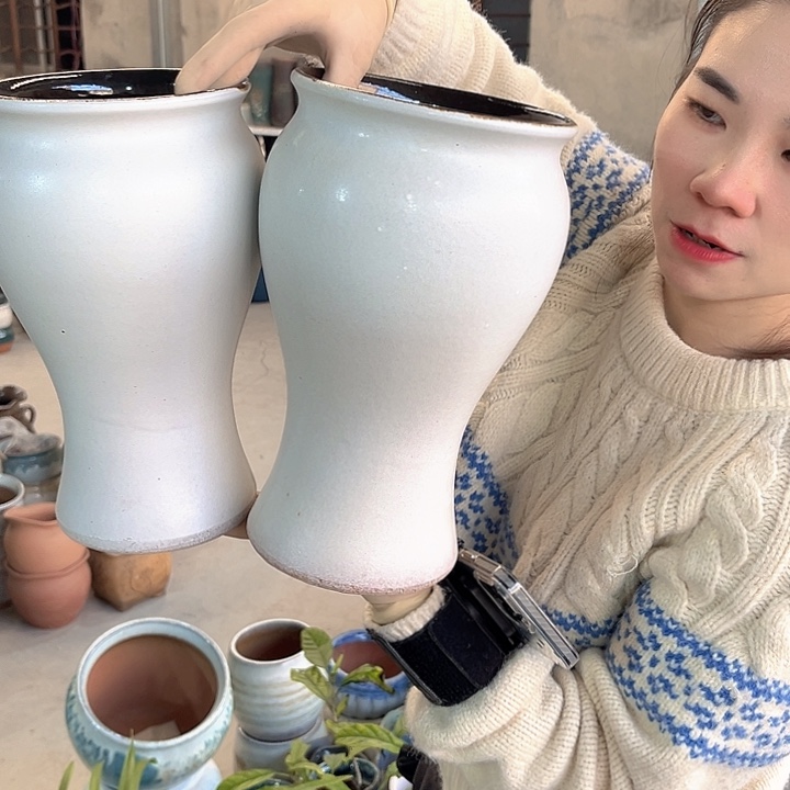正品口15高27花盆……