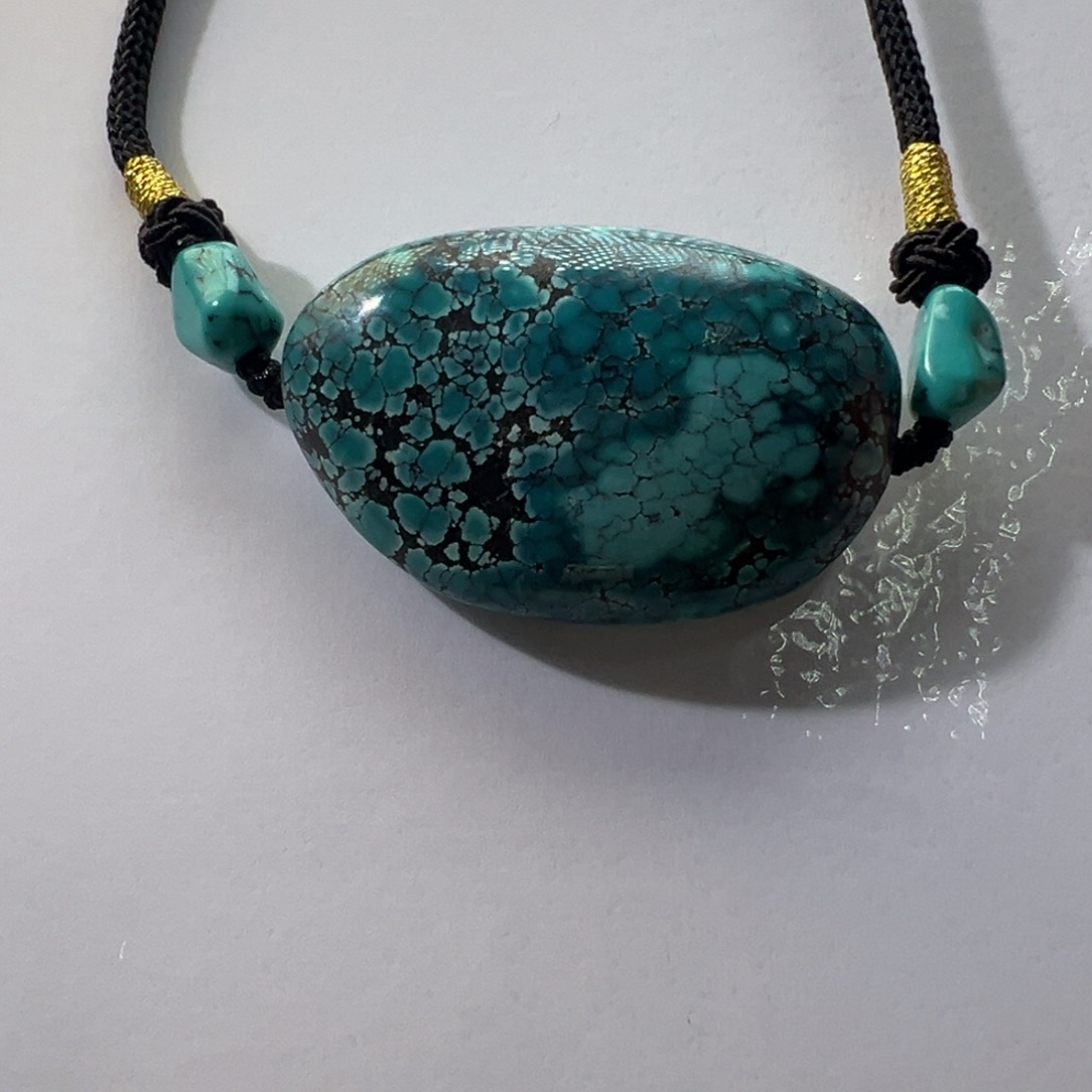 绿松石未镶嵌挂件