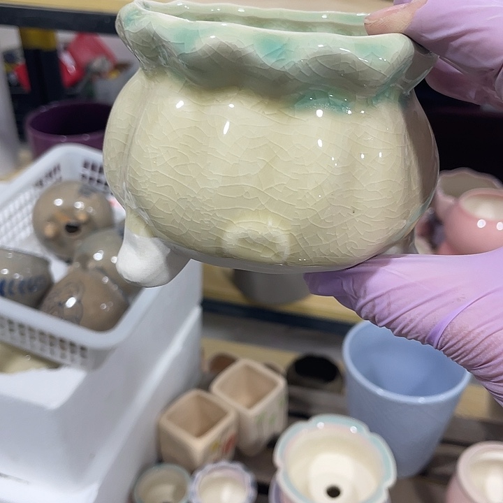 红陶高温陶瓷花盆凑12米包邮