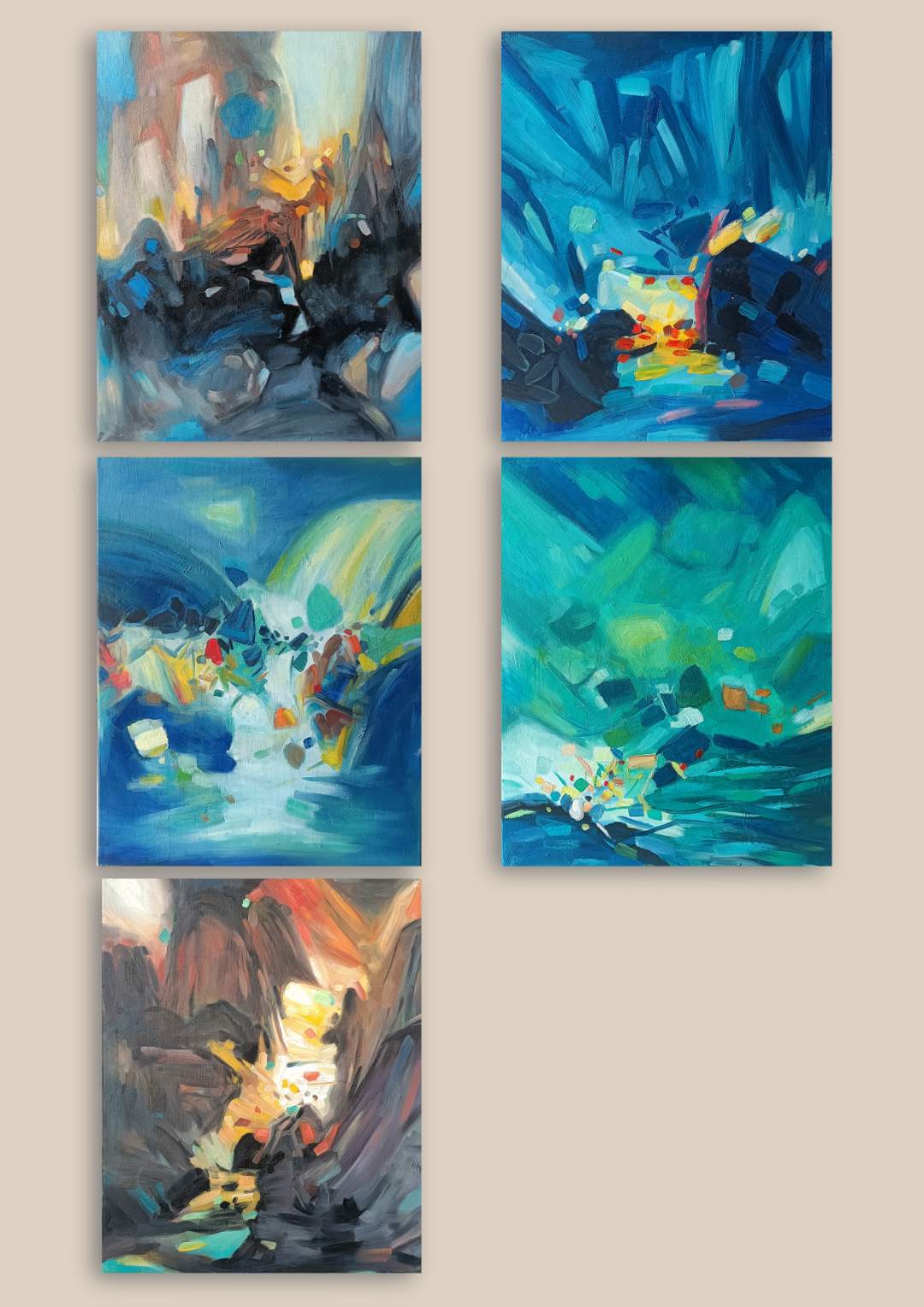 大师临摹抽象系列 手绘油画装饰画挂画 客厅玄关书房卧室