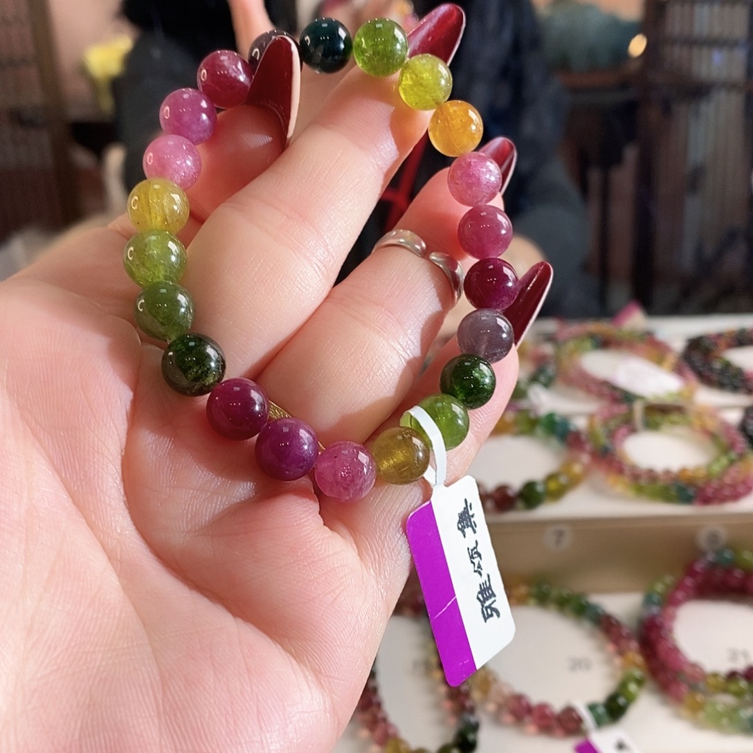 手链碧玺未镶嵌G2326单圈多样性发1