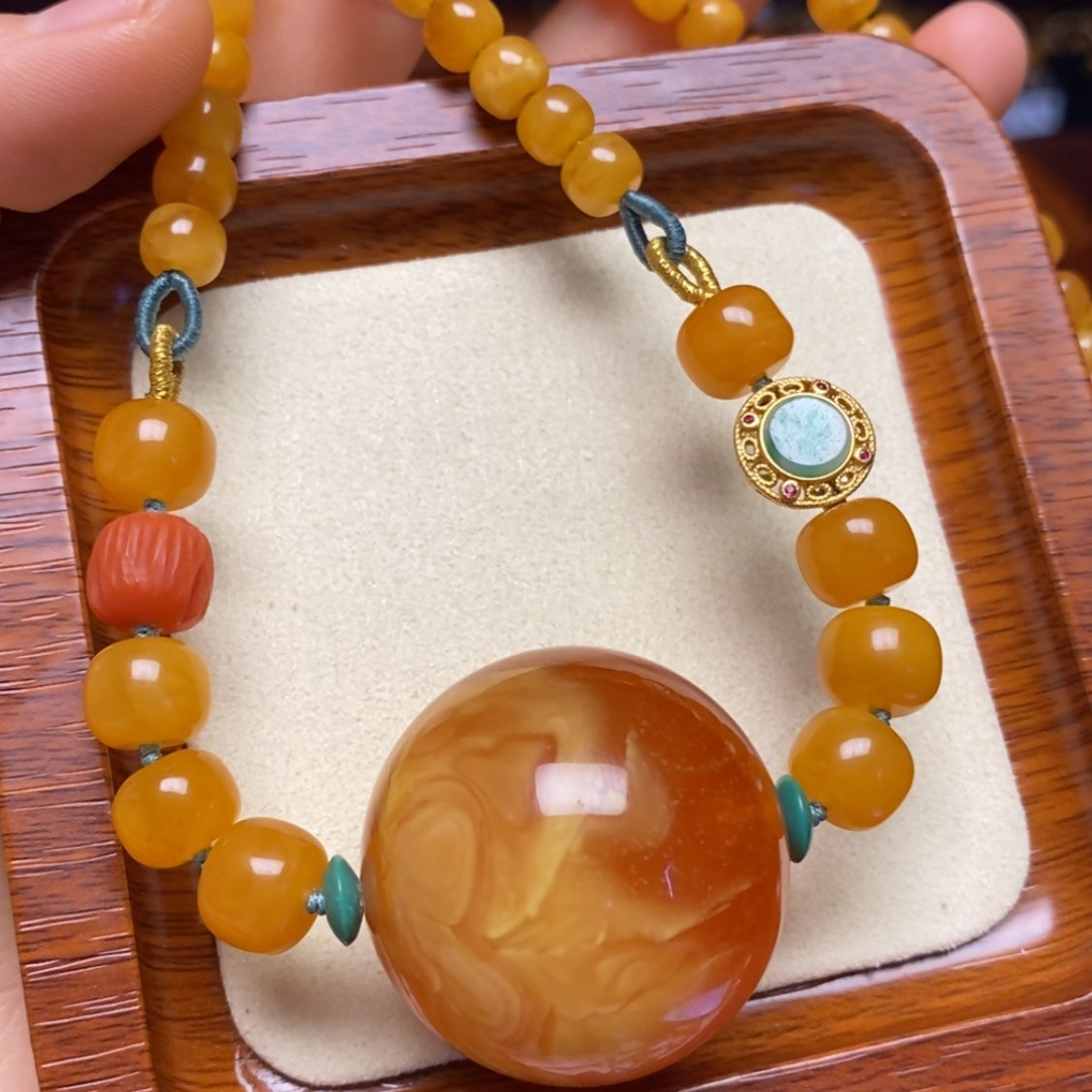 【闪购商品】蜜蜡颈饰未镶嵌项链
