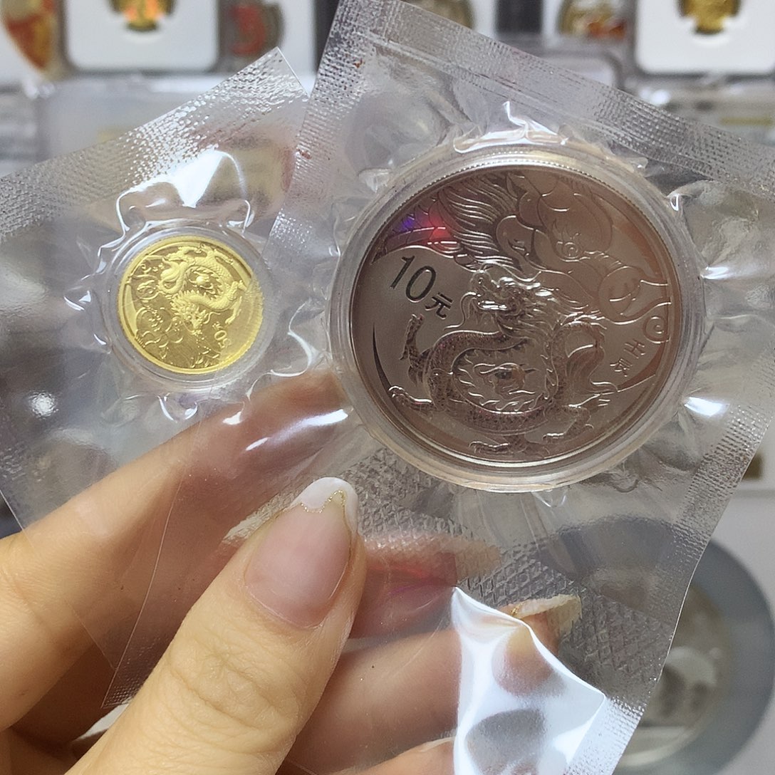 纯金2012年本金银龙原盒证