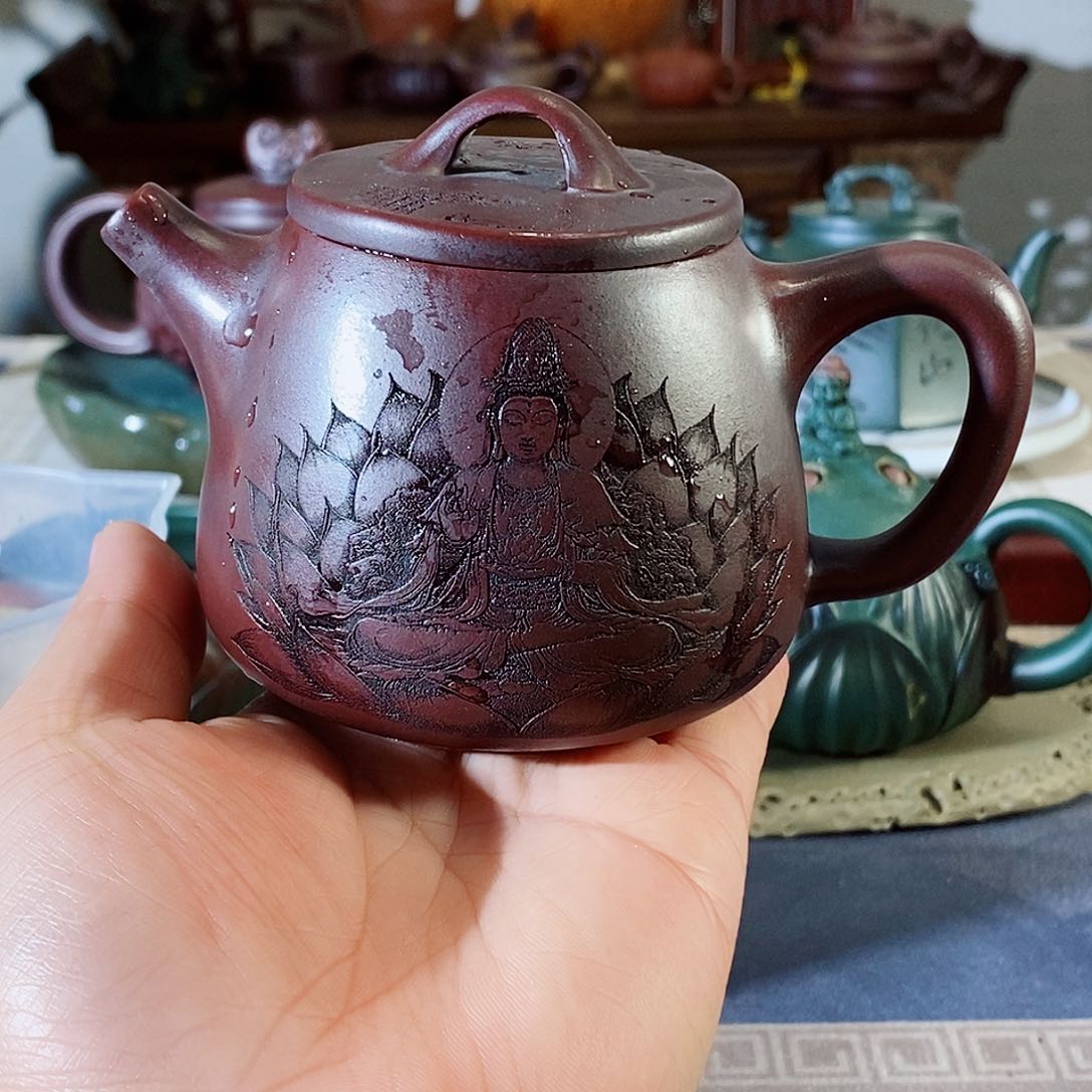 紫砂茶壶宜兴紫砂壶的人