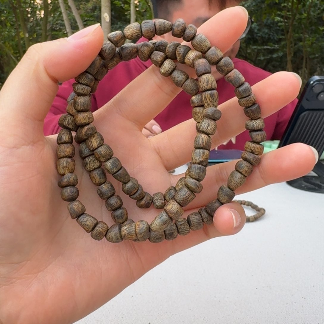 沉香手串沉水不规则多圈 多样性发一
